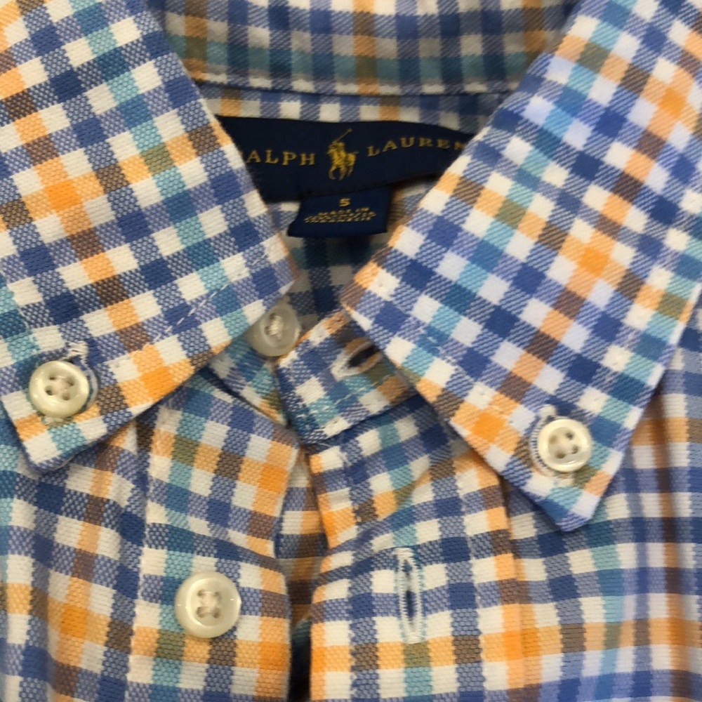 Ralph Lauren brand new dress shirt too small for my boy🥲adorable cute fresh